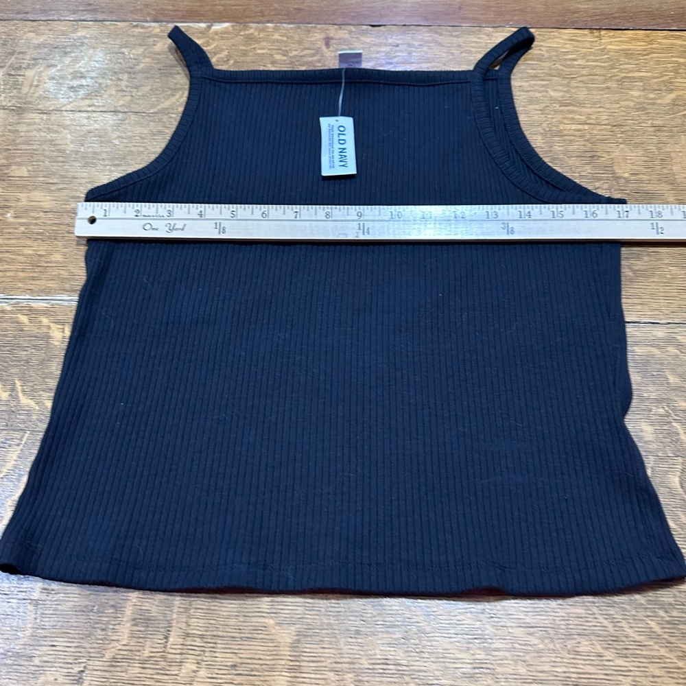 Old Navy NWT high neck tank large tall black‎